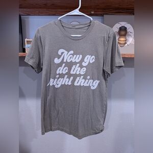 Graphic Tee with Inspirational Text